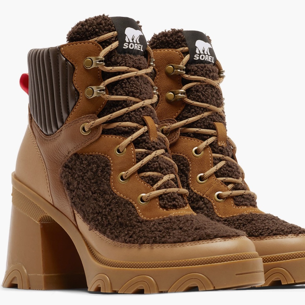 Sorel Dark Brown Quilted Boots